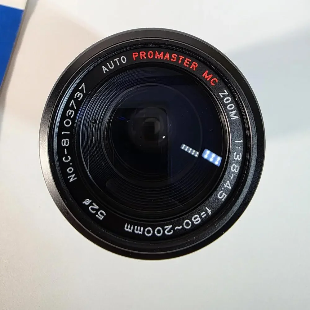 Promaster AF Zoom Multi-Coated 80-200mm 1:3.8 Lens Excellent Cond.